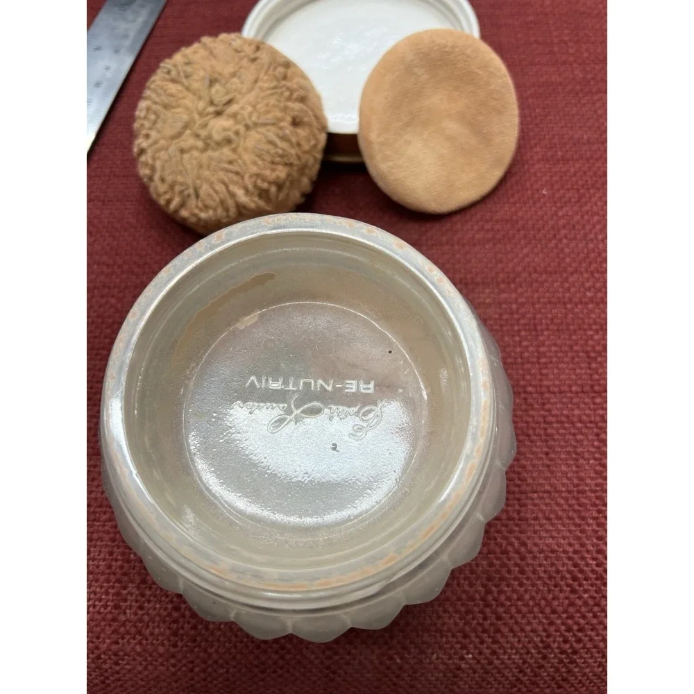 Vtg Estée Lauder Large Glass Collectible‎ 15oz Cosmetic Jar